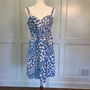 Marc by Marc Jacobs Blue Geometric Dress Sz 6